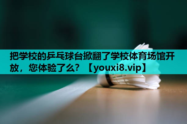 把学校的乒乓球台掀翻了学校体育场馆开放，您体验了么？